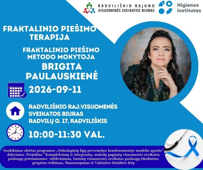 Fraktalinio piešimo terapija @ Radviliškio rajono visuomenės sveikatos biuras
